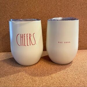 Rae Dunn Insulated “Cheers” Wine Tumblers
